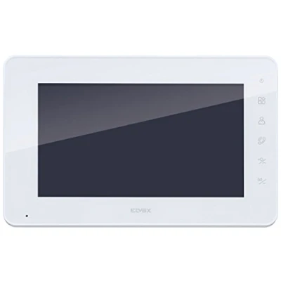 Afbeelding van VIMAR K40912 Videodeur 7 inch Handsfree Videomonitor met Touch Knoppen, Voeding verwisselbare Europese, Britse, Amerikaanse en Australische Standaardstekkers, voor installatie op het oppervlak