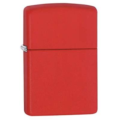 Afbeelding van Zippo Regular Red Matte Lighter