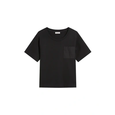 Afbeelding van Marc O&#039;Polo Loose MIT Aufgesetzter Tasche Tshirt basic, Dames, Maat: XXS, Black