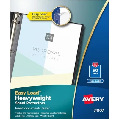 Afbeelding van Avery Economy Sheet Protectors zwaargewicht. 50 Non glare