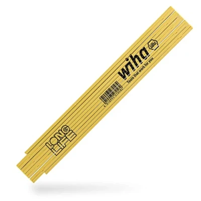 Afbeelding van Wiha 41020001 Duimstok Longlife® 2 m metrisch, 10 delen 15 mm 27058
