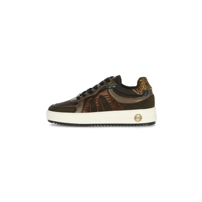 Afbeelding van Mexx Sneakers laag, Dames, Maat: 41, Bronze Leer/ synthetisch