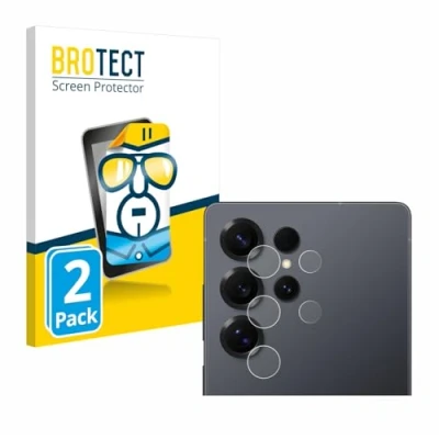 Afbeelding van BROTECT Screenprotector voor Samsung Galaxy S25 Ultra Enterprise Edition (ALLEEN Camera Lens) Folie Beschermfolie transparant (2 Stuks)