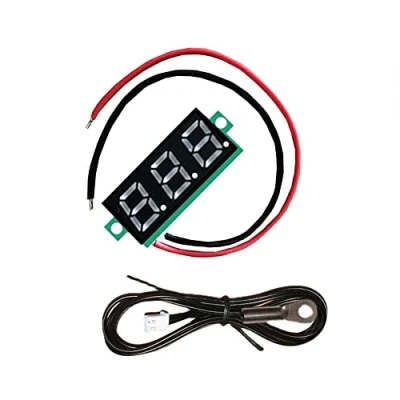 Afbeelding van 0.2 inch LED Display Digitale Thermometer Module, DC4 28V 50 210 ℃/ 128 F tot 450 NTC Metalen Waterdichte Probe Temperatuursensor