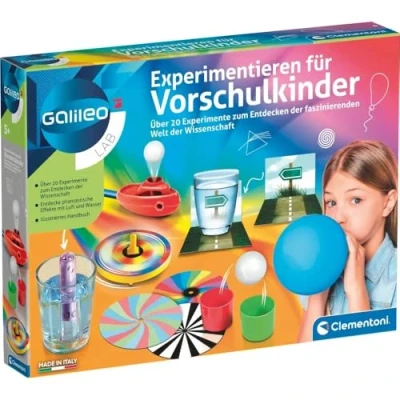 Afbeelding van Galileo Lab experimenteerdoos voor kleuters, meer dan 20 spannende wetenschappelijke experimenten kinderen vanaf 5 jaar, 69252 van Clementoni