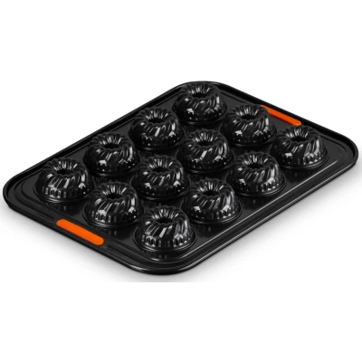 Afbeelding van Bakvorm Le Creuset 12 Mini Tulbandcakes Zwart 40 x 30 cm 2024