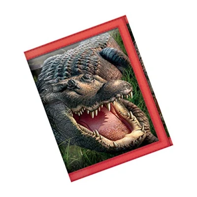 Afbeelding van 3D LiveLife Portemonnees Gatormoeras van Deluxebase. Alligator portemonnee. Geld, munten en kaarthouder met illustraties onder licentie de beroemde kunstenaar Jerry LoFaro