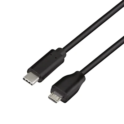 Afbeelding van LogiLink CU0197, 1 m, USB C, Micro B, 2.0, 480 Mbit/s, Noir