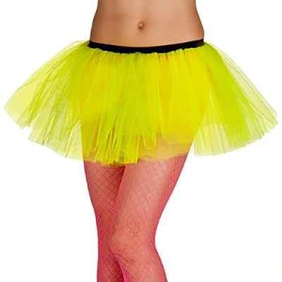Afbeelding van Boland Tutu voor volwassenen, elastische tailleband, minirok, petticoat, kostuum, carnaval, themafeest