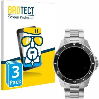 Afbeelding van BROTECT AirGlass kogelwerende glasfolie, Smartwatch beschermfolie, Transparant