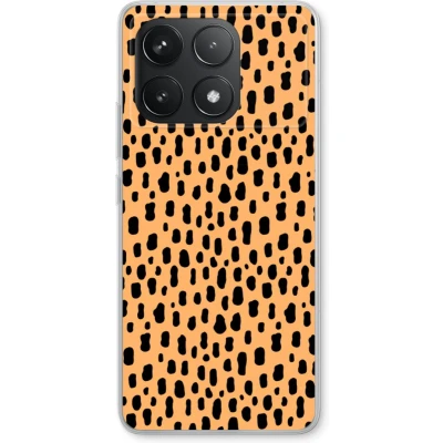Afbeelding van Case Company® hoesje geschikt voor Xiaomi Redmi K70 Panter Soft Cover Telefoonhoesje Bescherming aan alle Kanten en Schermrand