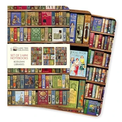Afbeelding van Bodleian Libraries Mini Notebook Collection: Unser beliebten Notizbücher im 3er Pack mit flexiblen, künstlerisch gestalteten Einbänden jeweils unterschiedlichen Motiven des Künstlers