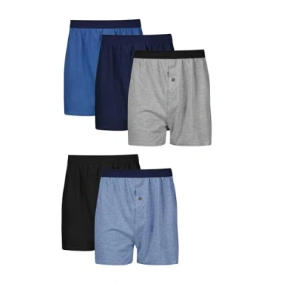 Afbeelding van Hanes ComfortSoft Ondergoed Boxers voor heren, zachte gebreide vochtafvoerende jersey boxers, multipack (kleuren kunnen variëren), Assorti 5 Pack, XXL