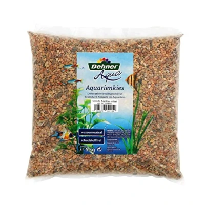 Afbeelding van Dehner Aqua Aquarienkies, edelgrind, korrel 3 5 mm, kg, bruin/grijs
