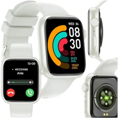 Afbeelding van Forever, Horloge met Bluetooth bellen Camerabediening IGO Watch 3, Wit