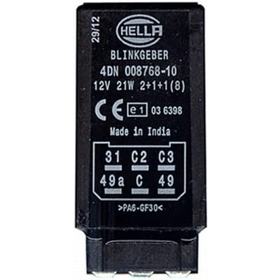 Afbeelding van HELLA 4DN 008 768 101 Knipperlichtautomaat, pinkdoos 12V 6 polig Gestekt Elektrisch Zonder houder