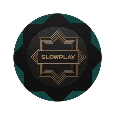 Afbeelding van SLOWPLAY Nash Pokerchips van Klei, 14 gram kleicomposiet, pak 50 chips, genummerde chips met waarde en blanco chips(groen)