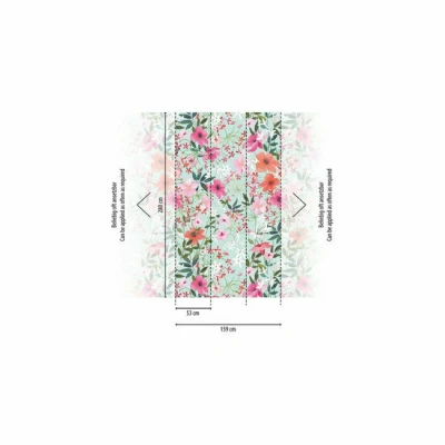 Afbeelding van AS Creation The Wall Travel Styles Multicolor 39195 1 391951 Multicolour / Turquoise