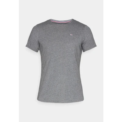 Afbeelding van Tommy Jeans SLIM Jasper NECK Tshirt basic, Heren, Maat: 62, New charcoal