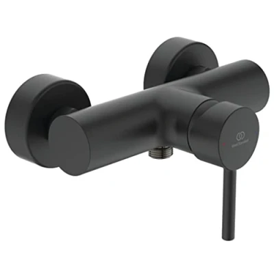 Afbeelding van Ideal Standard Ceraline eengreepsmengkraan voor de douche kleur zwart