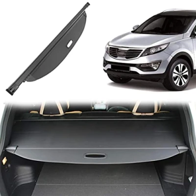 Afbeelding van Auto Intrekbare Kofferbak Pakket Plank voor Kia NIRO 2017 2023 Bagage Shade Shield Cargo Security Cover Gordijn Privacy Beschermende Accessoires