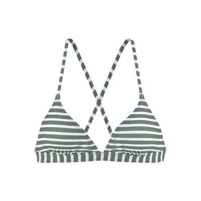 Afbeelding van Venice Beach Bikinitop, Dames, Maat: 36xA/B, Oliv gestreift