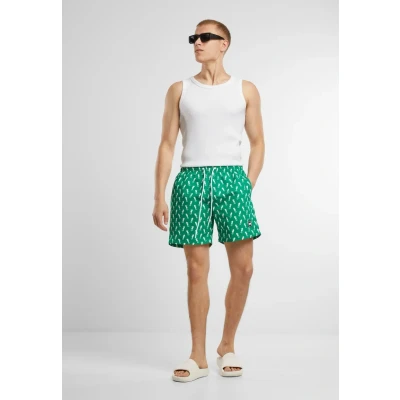 Afbeelding van Urban Classics Pattern Zwemshorts, Heren, Maat: Medium, Brightgreenseahorse