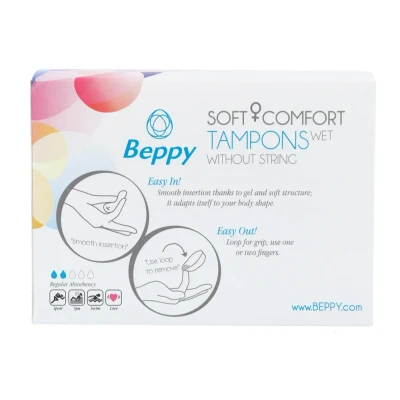 Afbeelding van Beppy Soft+Comfort Tampons Wet, 8 stuks