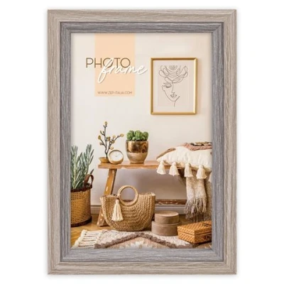 Afbeelding van ZEP Houten Fotolijst Zara A in bruin / grijs voor foto 13x18 cm VZ657A