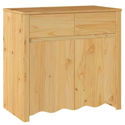 Afbeelding van vidaXL Eiken Hout Medium Opslag Dressoir Rechthoekig