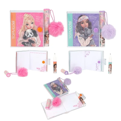 Afbeelding van Depesche TOPModel mini notitieboek met pen WILD 1 stuk