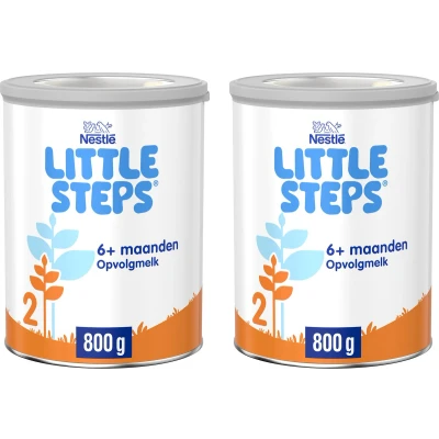 Afbeelding van Nestlé Little Steps 2 Opvolgmelk 6+ maanden 2x 800 gram