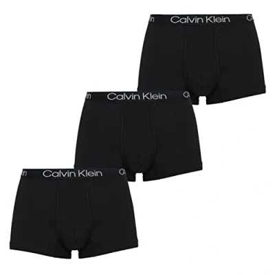 Afbeelding van Calvin Klein Jeans Heren Trunk (Pack van 3), Zwart (drk Black Shadow), S