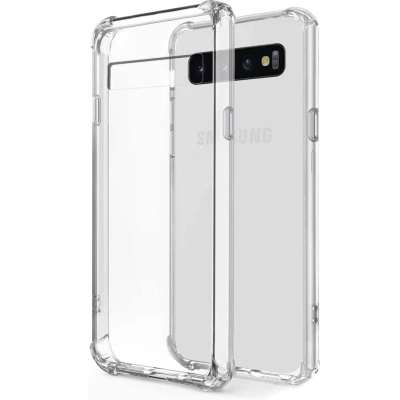 Afbeelding van Samsung Galaxy S10 Plus Hoesje Siliconen en TPU (zacht) iMoshion Softcase/Backcover Transparant Telefoonhoesje