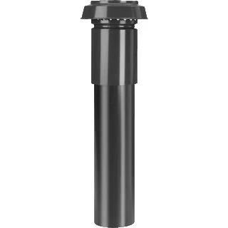 Afbeelding van Burgerhout WTW vent. dakdoorvoer isol.alum. Ø 150 x 1000 mm zwart