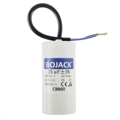 Afbeelding van BOJACK CBB60 450V 35uf condensatorstarter elektromotor, 50/60HZ aanloopcondensator met draad