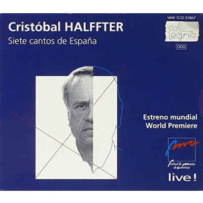 Afbeelding van Rundfunk Sinfonieorchester Berlin, Cristóbal Halffter Halffter: Siete Cantos De Espana (CD)