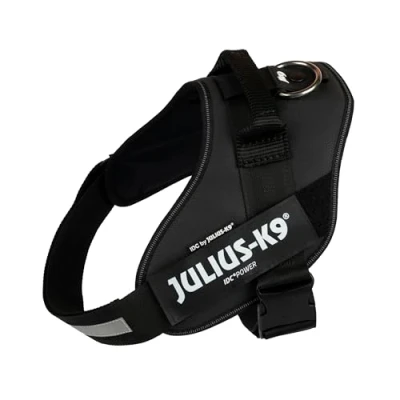 Afbeelding van IDC Powerharness, Size: 2/XL, Black Faux Leather