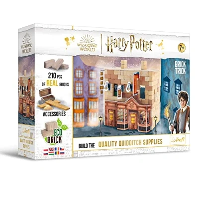 Afbeelding van Trefl Brick Trick Harry Potter: Quality Quidditch Supplies Bouw Met Stenen, Zwerkbalmateriaal Van Het Merk Shop, EKO Blocks, 210 Creatieve Set Voor Kinderen Vanaf 7 Jaar