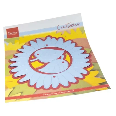 Afbeelding van Marianne D Creatable Zonnebloem doily LR0824 122x122,5mm (08 23)