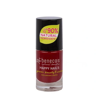 Afbeelding van Benecos Nagellak cherry red 5 ml