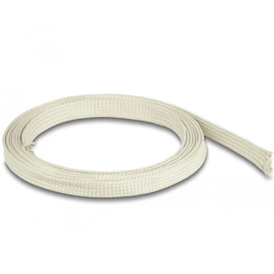 Afbeelding van Delock Geflechtschlauch aus Nomex Fasern 2 m x 10 mm weiß