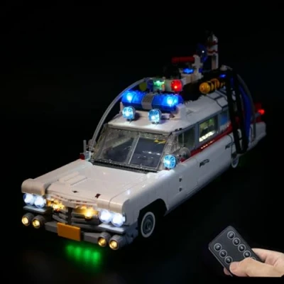 Afbeelding van LED Lichtset Compatibel Met Lego 10274 Ghostbusters Ecto 1 Model, Verlichtingsset Voor (Alleen Licht, Geen Bouwset) B