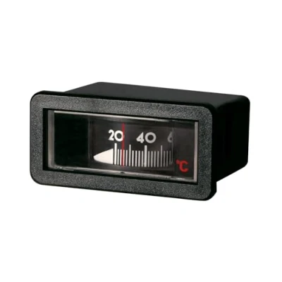 Afbeelding van Ketel thermometer 58 mm x 25 mm, inbouwpositie horizontaal, weergavebereik 0 120 C m. capillaire kabel 1500