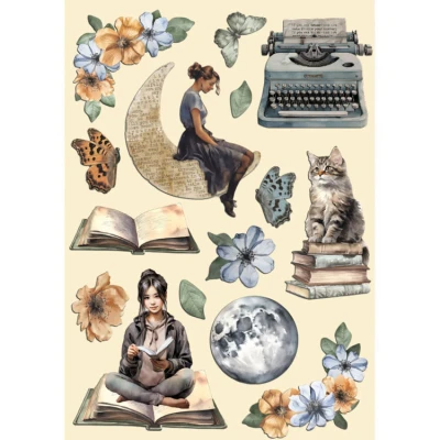 Afbeelding van Gekleurde houten vorm A5 Create Happiness Secret Diary