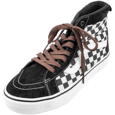 Afbeelding van Sneaker veters Platte schoenveters Kleur: Bruin Lengte: 100cm Breedte: 10mm