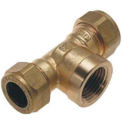 Afbeelding van Bonfix overgangs T koppeling 15 x 3/8&quot; bi.dr. mm knel