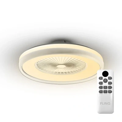 Afbeelding van Plafondventilator Met Verlichting Wit FlinQ Dekbed Discounter.nl
