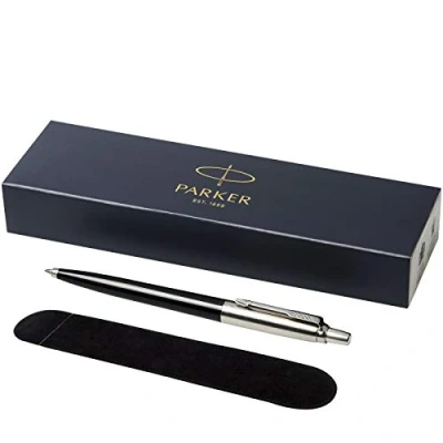 Afbeelding van PARKER Balpen &quot;Jotter&quot; met Velvet Pouch in geschenkdoos zwarte inkt zwart