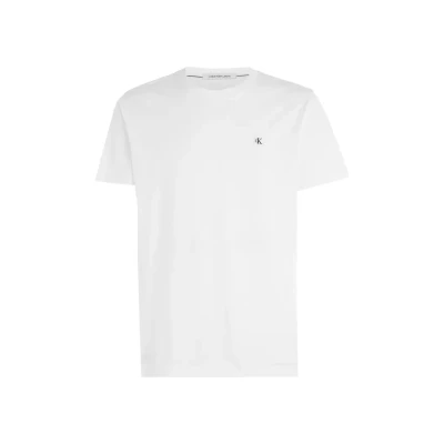 Afbeelding van Calvin Klein Jeans Embro Badge TEE Tshirt basic, Heren, Maat: Large, Bright white